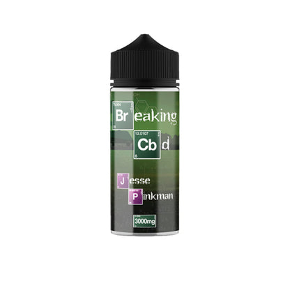 Breaking CBD 3000mg CBD E-Liquid 120ml (50VG/50PG) - Flavour: Schrader Reloaded