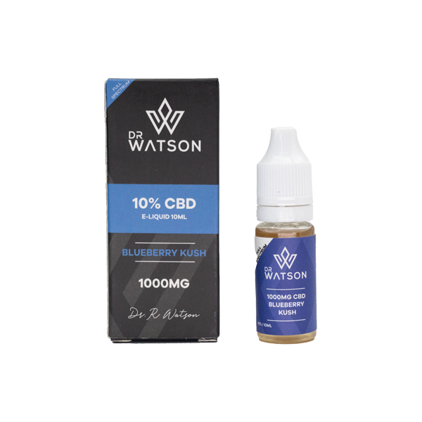 Dr Watson 1000mg Full Spectrum CBD E-liquid 10ml (BUY 1 GET 1 FREE) - Flavour: Mint Kush