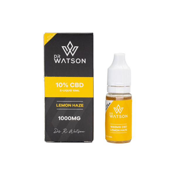 Dr Watson 1000mg Full Spectrum CBD E-liquid 10ml (BUY 1 GET 1 FREE) - Flavour: Georgia Peach