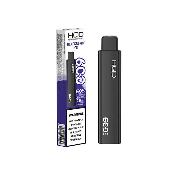 20mg HQD EOS Disposable Vape 600 Puffs - Flavour: Mr Blue