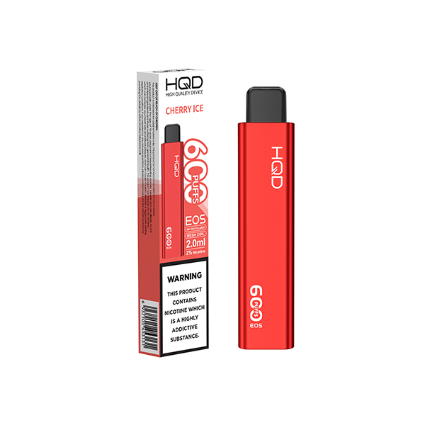 20mg HQD EOS Disposable Vape 600 Puffs - Flavour: Mr Blue