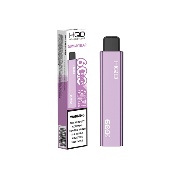 20mg HQD EOS Disposable Vape 600 Puffs - Flavour: Mr Blue