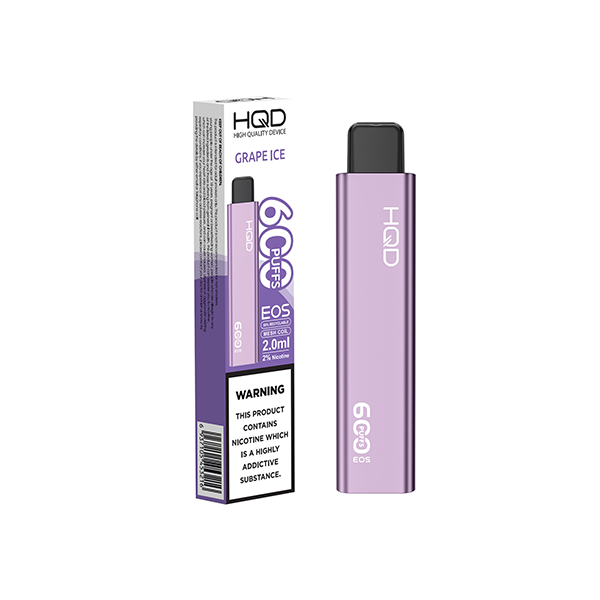 20mg HQD EOS Disposable Vape 600 Puffs - Flavour: Mr Blue