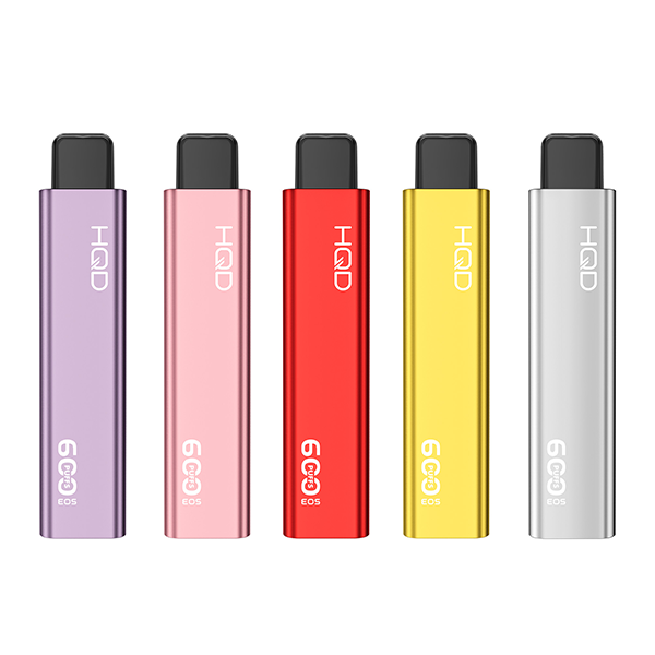 20mg HQD EOS Disposable Vape 600 Puffs - Flavour: Grape Bull