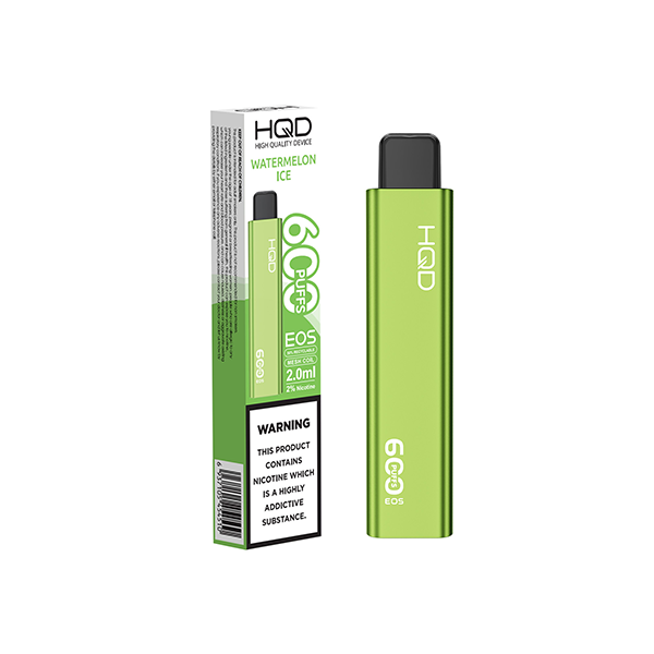 20mg HQD EOS Disposable Vape 600 Puffs - Flavour: Grape Bull