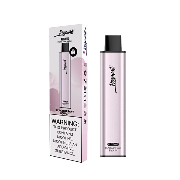 20mg Reymont Elite Disposable Vape 600 Puffs - Flavour: Pink Lady