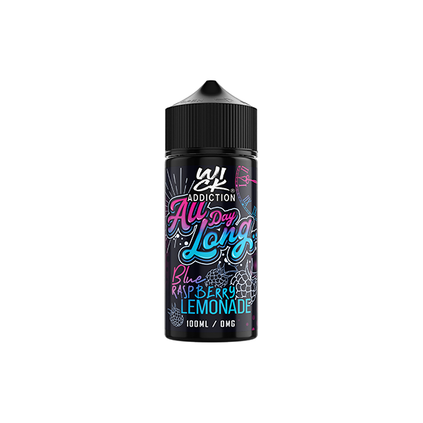 Wick Addiction All Day Long 100ml Shortfill 0mg (70VG/30PG) - Flavour: Pineapple Cubes