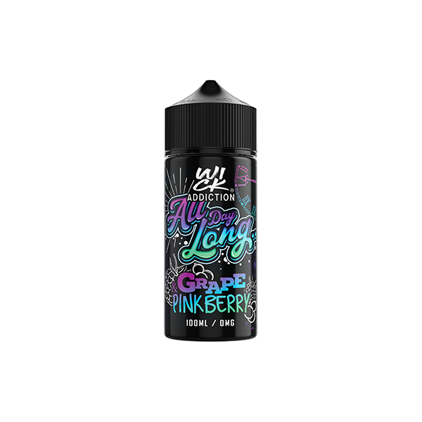 Wick Addiction All Day Long 100ml Shortfill 0mg (70VG/30PG) - Flavour: Blue Raspberry Lemonade