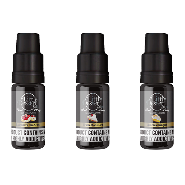 20mg Little Dessert Salts 10ml Nic Salts (50VG/50PG) - Flavour: Tottenham Cake