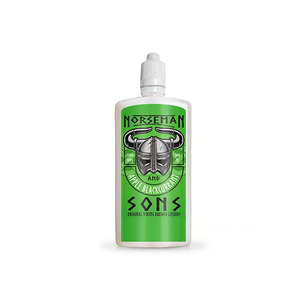 Norsemen 100ml Shortfill Flask Classics 0mg (70VG/30PG) - Flavour: Sour Apple Candy