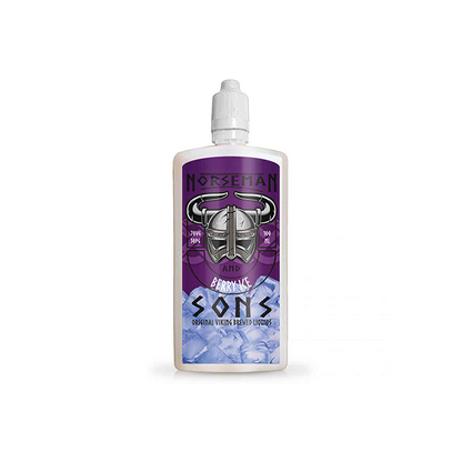 Norsemen 100ml Shortfill Flask Classics 0mg (70VG/30PG) - Flavour: Apple Blackcurrant