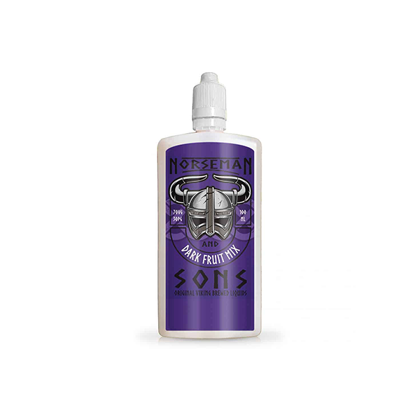 Norsemen 100ml Short-fill Flask Classics 0mg (70VG/30PG) - Flavour: Apple Blackcurrant