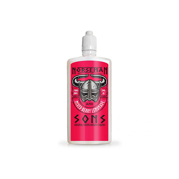 Norsemen 100ml Short-fill Flask Classics 0mg (70VG/30PG) - Flavour: Tropical Punch On Ice