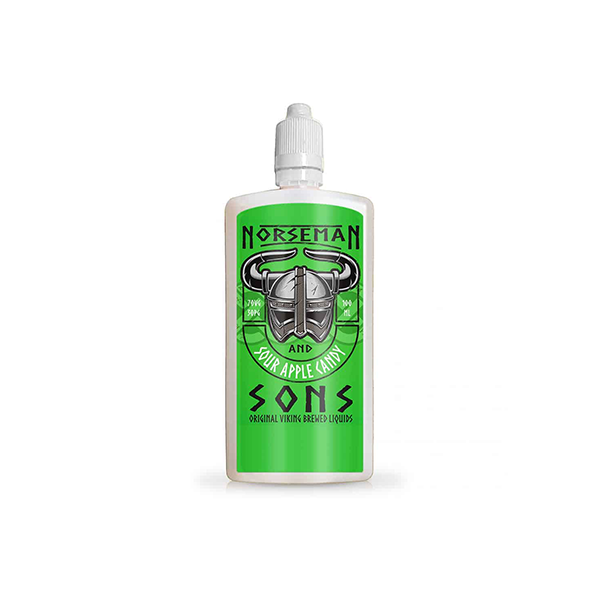 Norsemen 100ml Short-fill Flask Classics 0mg (70VG/30PG) - Flavour: Strawberry Kiwi