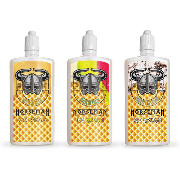 Norsemen 100ml Short-fill Flask Ice-creams 0mg (70VG/30PG) - Flavour: Twister Lolly