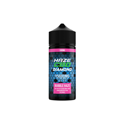 Haze CBD Diamond 15000mg CBD E-Liquid 100ml - Flavour: Blue Raspberry