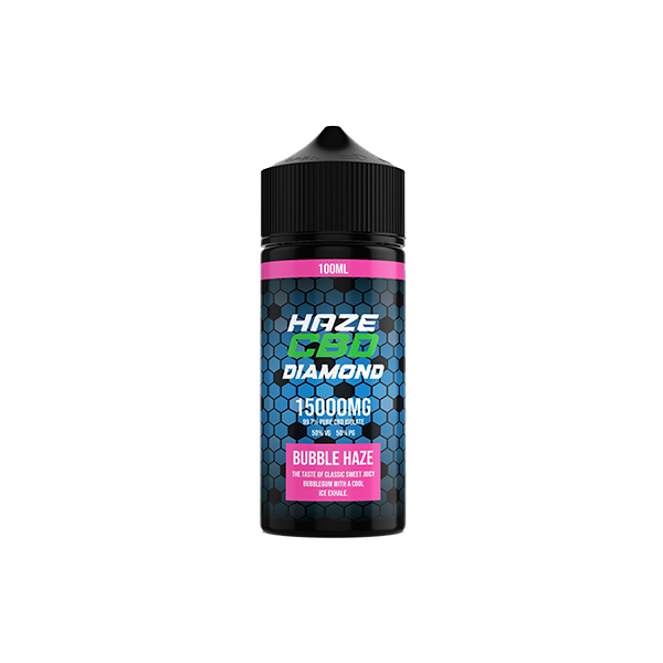 Haze CBD Diamond 15000mg CBD E-Liquid 100ml - Flavour: Watermelon Ice