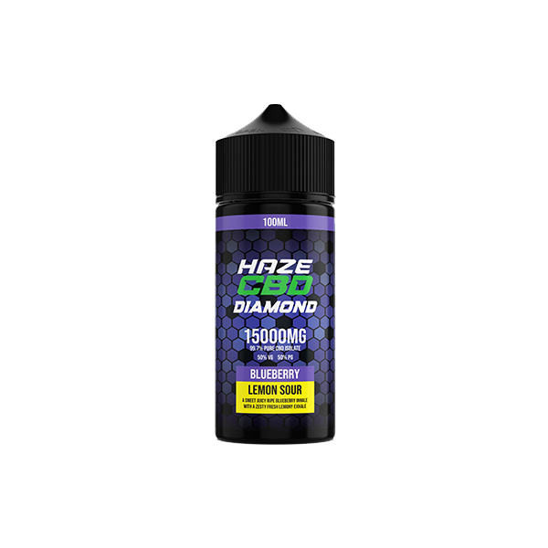 Haze CBD Diamond 15000mg CBD E-Liquid 100ml - Flavour: Watermelon Ice