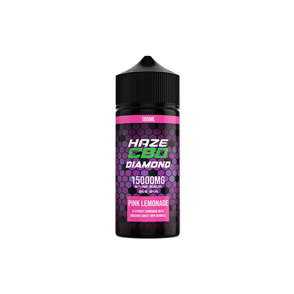Haze CBD Diamond 15000mg CBD E-Liquid 100ml - Flavour: Bubble Haze