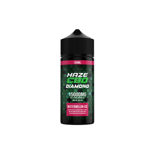 Haze CBD Diamond 15000mg CBD E-Liquid 100ml - Flavour: Bubble Haze