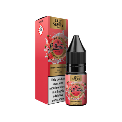20mg Billionaire Juice Salt Series 2.0 10ml Nic Salts (50VG/50PG) - Flavour: Blackcurrant Ice