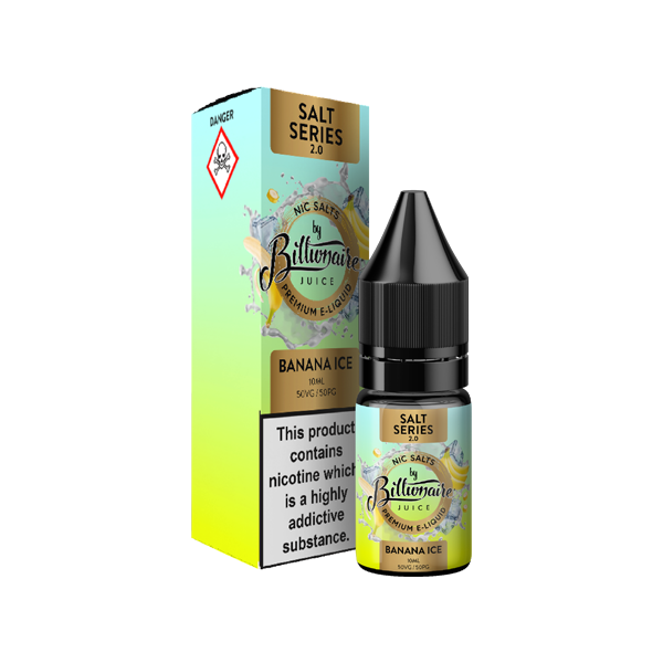 20mg Billionaire Juice Salt Series 2.0 10ml Nic Salts (50VG/50PG) - Flavour: Blackcurrant Ice