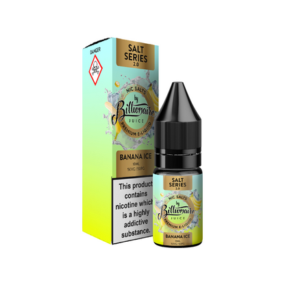 20mg Billionaire Juice Salt Series 2.0 10ml Nic Salts (50VG/50PG) - Flavour: Blackcurrant Ice