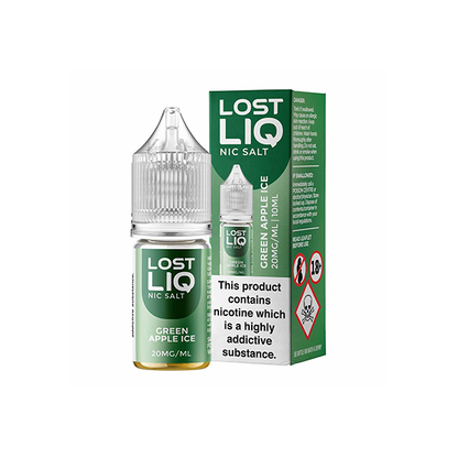 10mg Lost Liq Nic Salts (50VG/50PG) - Flavour: Menthol