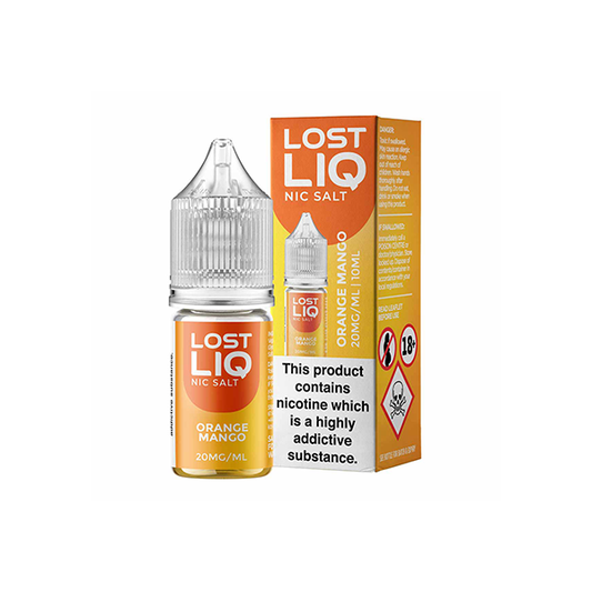 10mg Lost Liq Nic Salts (50VG/50PG) - Flavour: Menthol