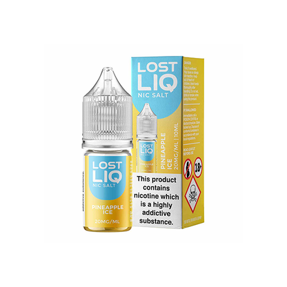 20mg Lost Liq Nic Salts (50VG/50PG) - Flavour: Menthol