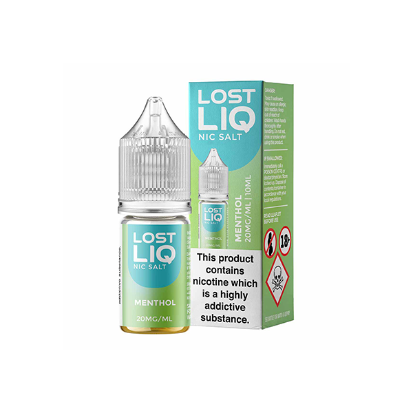 10mg Lost Liq Nic Salts (50VG/50PG) - Flavour: Orange Mango