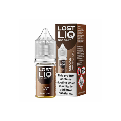10mg Lost Liq Nic Salts (50VG/50PG) - Flavour: Green Apple Ice
