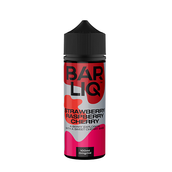 0mg Bar Liq shortfill 120ml (70VG/30PG) - Flavour: Blue Sour Raspberry