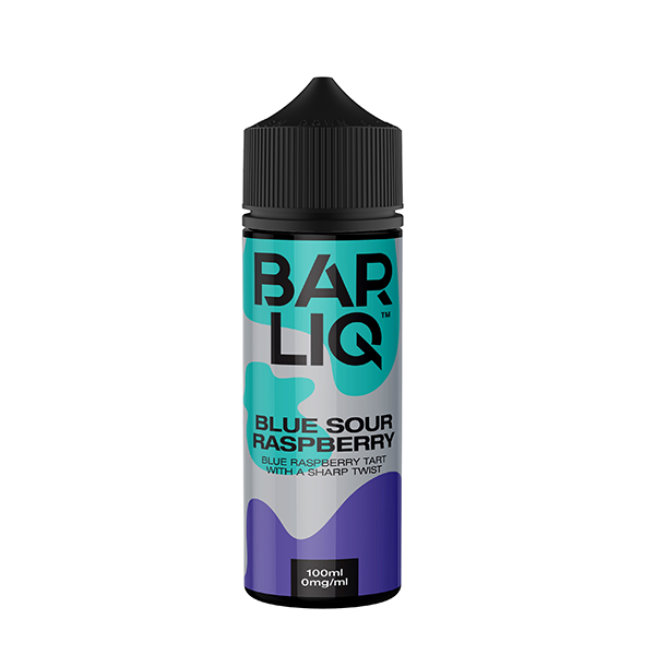 0mg Bar Liq shortfill 120ml (70VG/30PG) - Flavour: Green Apple Ice