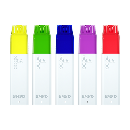 20mg SMPO Ola 3000 Prefilled Pod Vape Kit - 2ml (Pack of 3) - Flavour: Double Apple