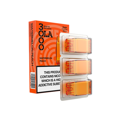 20mg SMPO Ola 3000 Prefilled Pods 2ml 1800 Puffs - 3 Pcs - Flavour: Pink Lemonade