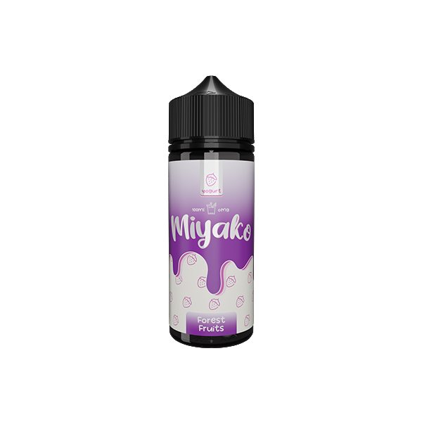 0mg Wick Liquor Miyako Yoghurt 100ml Shortfill (70VG/30PG) - Flavour: Blueberry