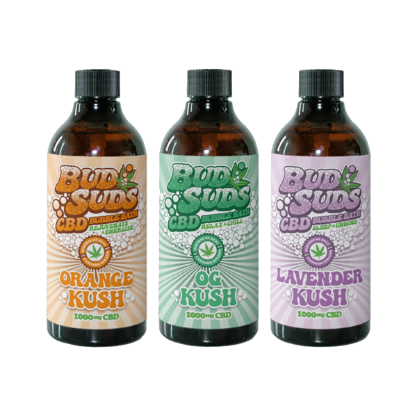 Bud Suds 1000mg CBD Bubble Bath - 300ml - Flavour: OG Kush