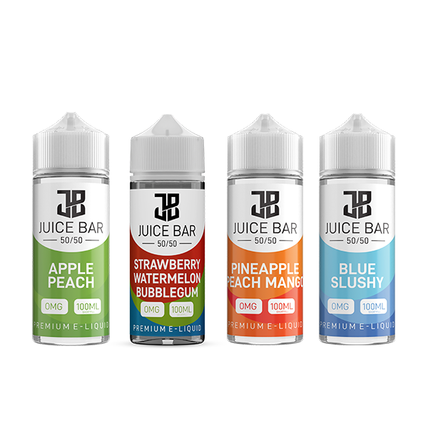 Juice Bar 100ml Shortfill 0mg (50VG/50PG) - Flavour: Fizzy Cherry