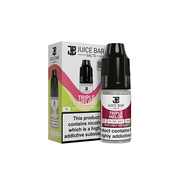 10mg Juice Bar Salts 10ml Nic Salts - Pack Of 5 (50VG/50PG) - Flavour: Berry Sour