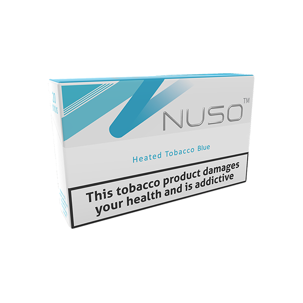 NUSO Heated Tobacco Sticks Strength 4 - 20 Sticks - Flavour: Blue Tobacco
