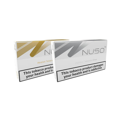 NUSO Heated Tobacco Sticks Strength 5 - 20 Sticks - Flavour: Gold Tobacco