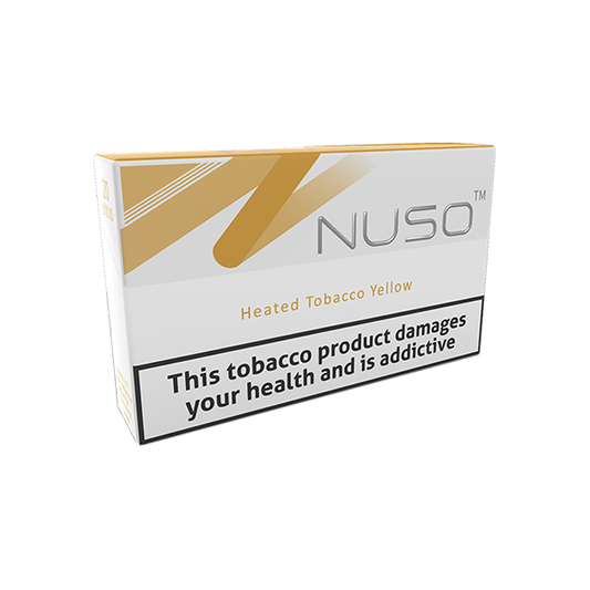 NUSO Heated Tobacco Sticks Strength 4 - 20 Sticks - Flavour: Brown Tobacco