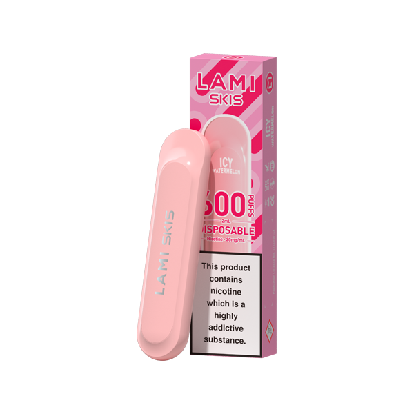 20mg Lami Skis Disposable Vaping Device 600 Puffs - Flavour: Icy Grape