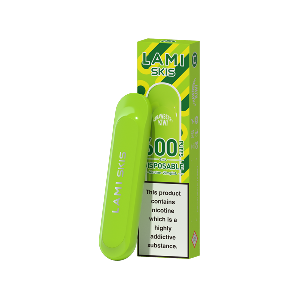 20mg Lami Skis Disposable Vaping Device 600 Puffs - Flavour: Icy Grape