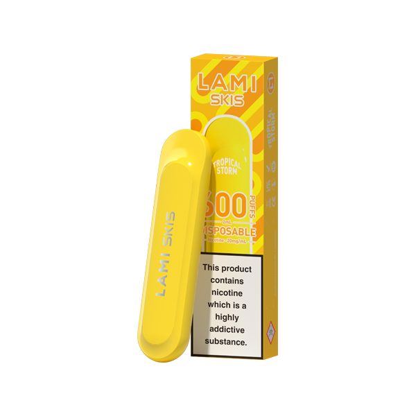 20mg Lami Skis Disposable Vaping Device 600 Puffs - Flavour: Icy Grape