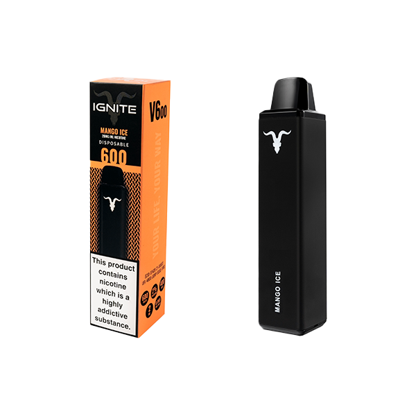 20mg IGNITE V600 Disposable 600 Puff - Flavour: Watermelon Ice