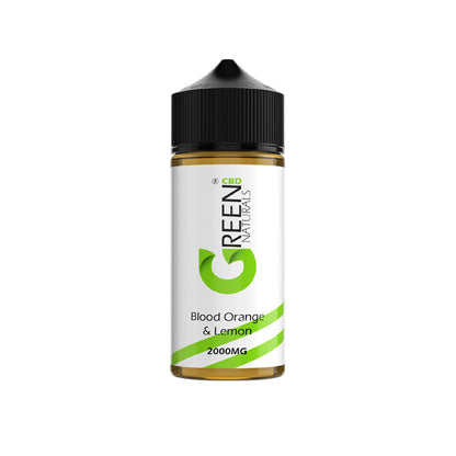 Green Naturals 2000mg CBD Vaping Liquid 100ml (50PG/50VG) - Flavour: Forest Fruits