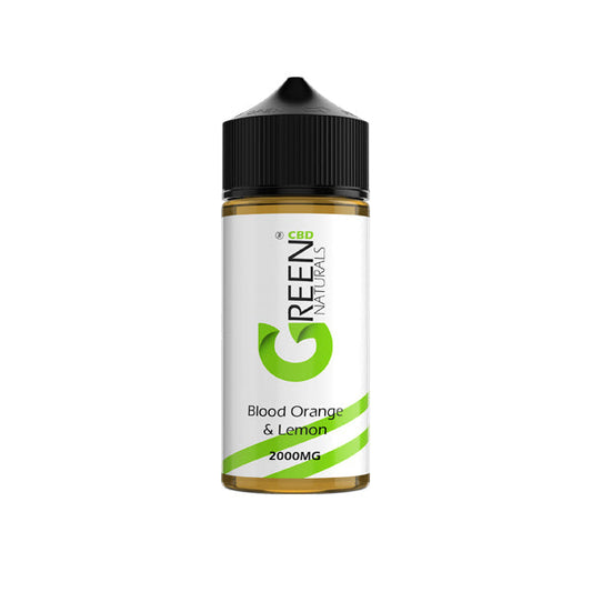 Green Naturals 2000mg CBD Vaping Liquid 100ml (50PG/50VG) - Flavour: Forest Fruits
