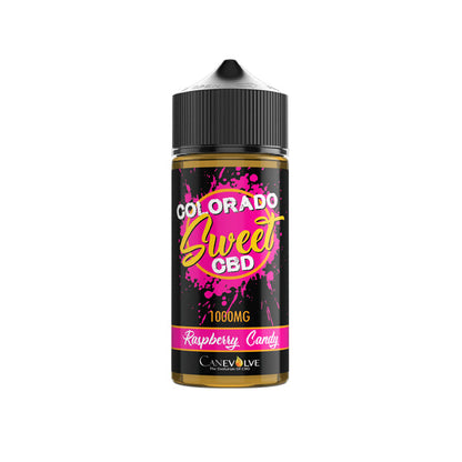 Colorado Sweet 1000mg CBD Vaping Liquid 100ml (50PG/50VG) - Flavour: Vymto Candy